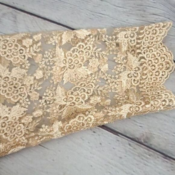 Vintage Handmade Victorian Lace Brocade Romantic Jacket - Picture 15 of 15